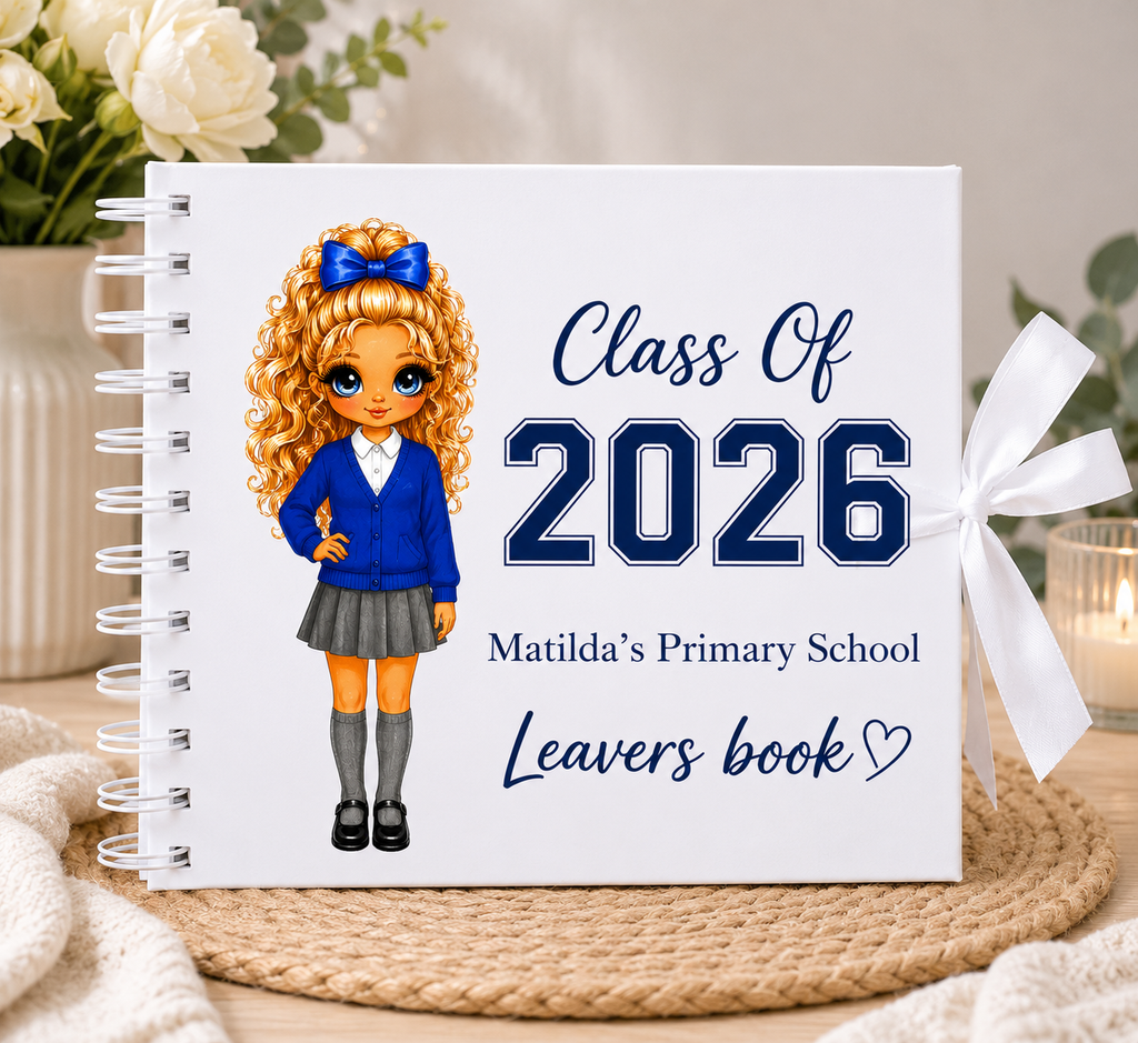 Personalised Year 6 Leavers Album 2026 | Class of 2026 Memory Book