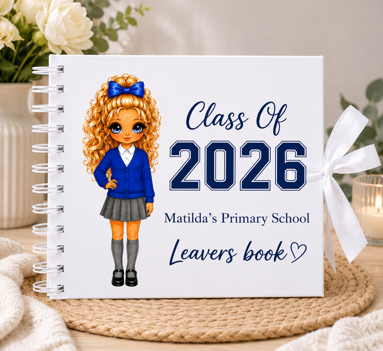 Personalised Year 6 Leavers Album 2026 | Class of 2026 Memory Book