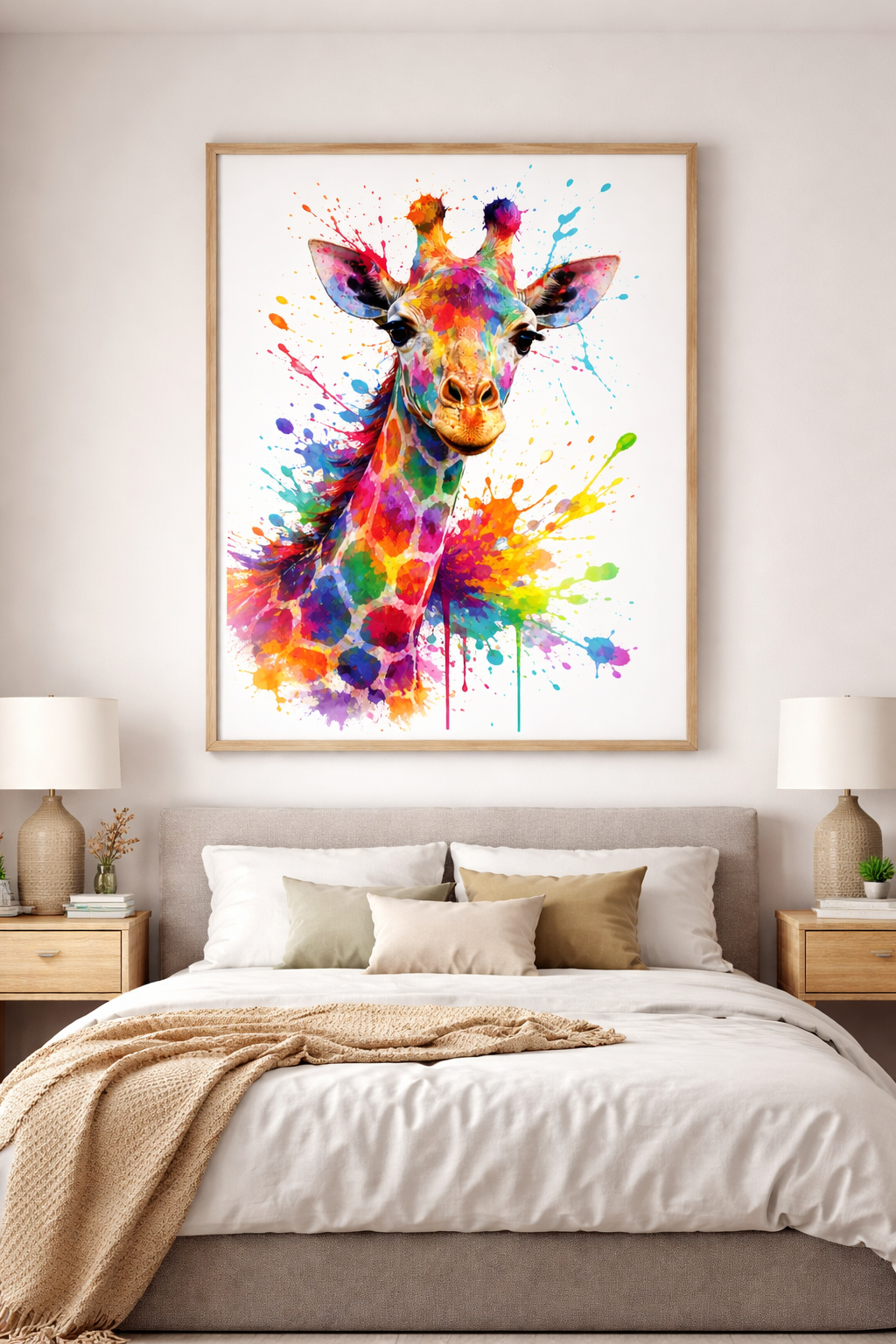 Colour Burst Giraffe