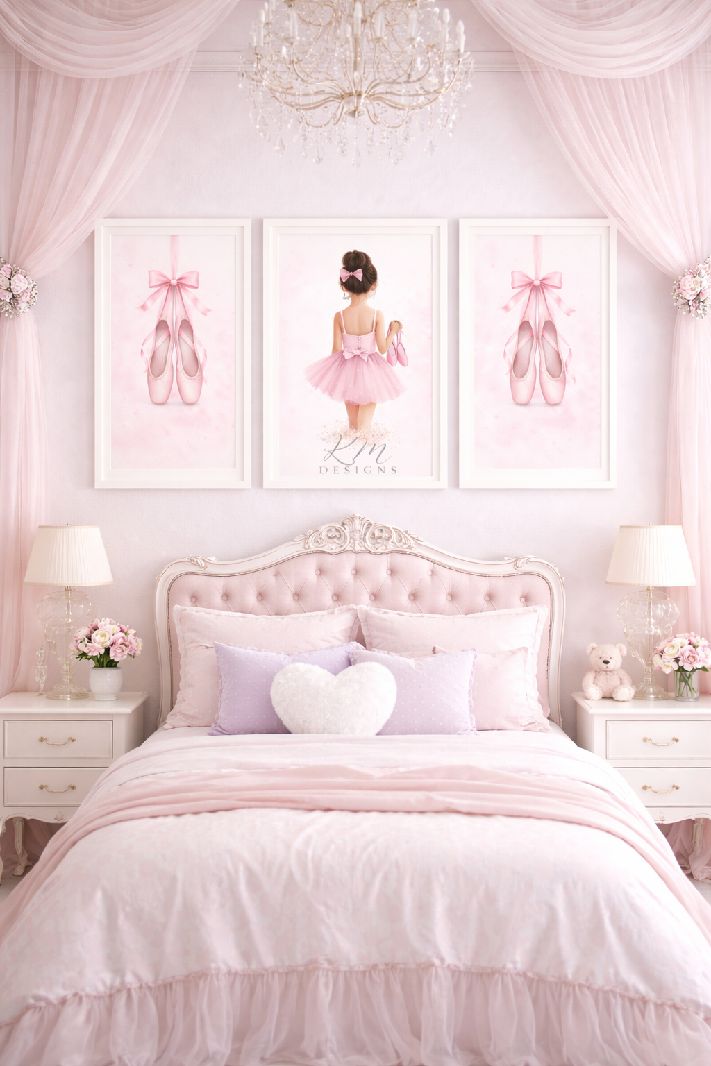 Princess Ballerina Wall Decor