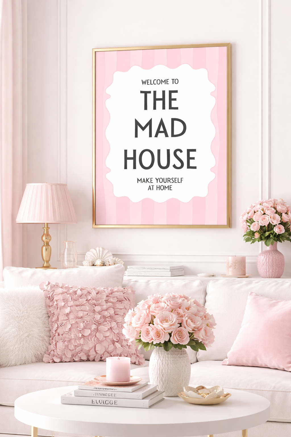 Welcome To The Mad House Wall Art Decor