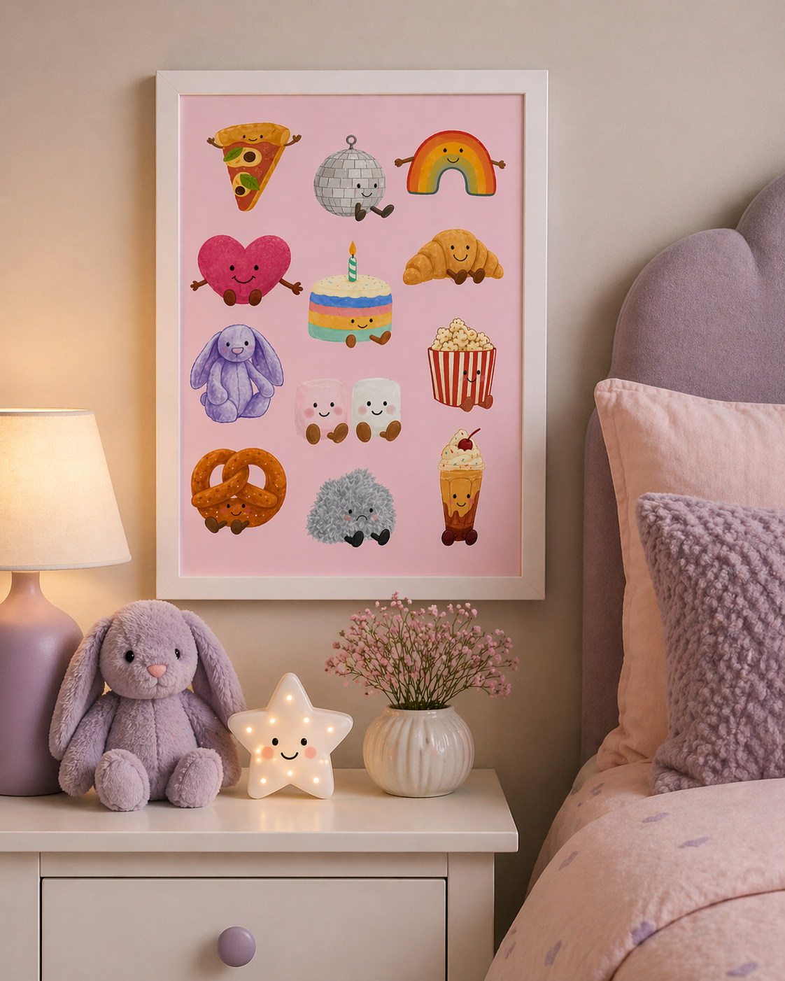 JellyCat Wall Art Decor