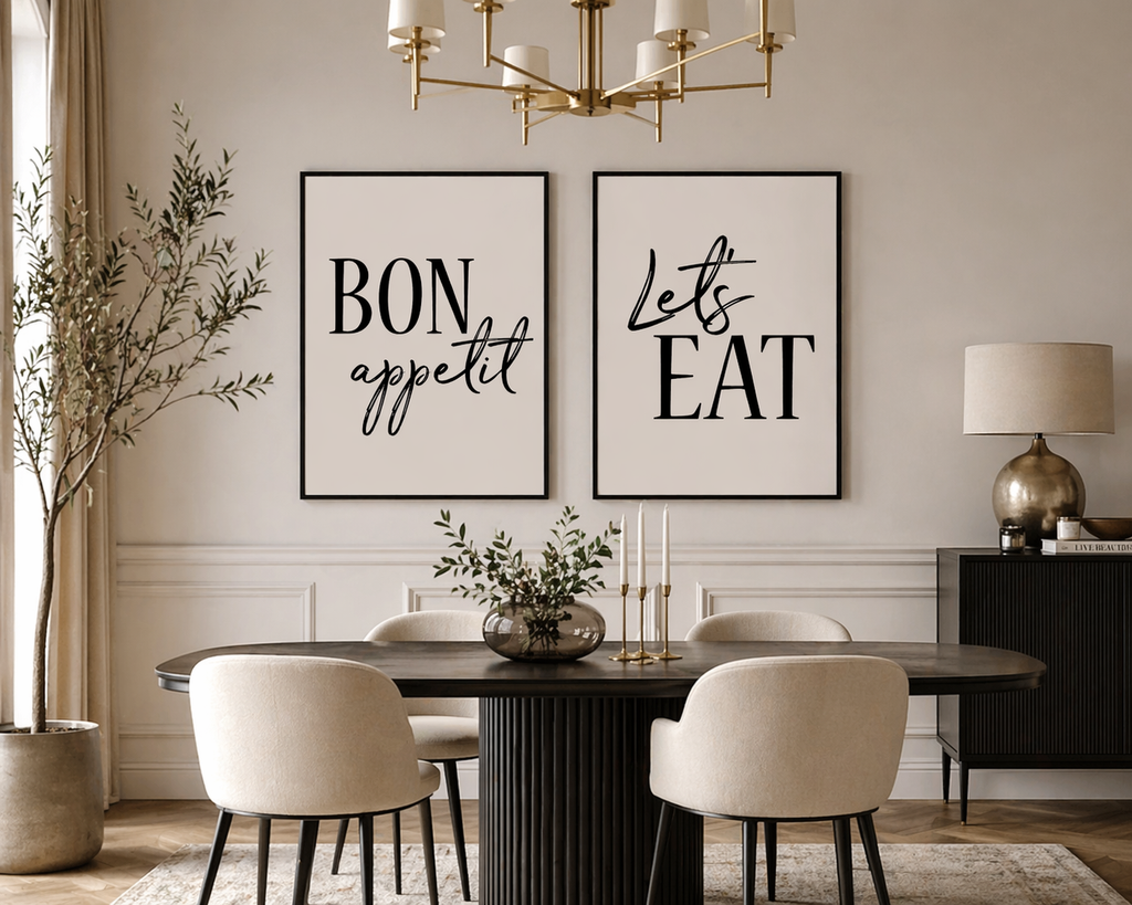 Bon Appetit Lets Eat Wall Art Decor