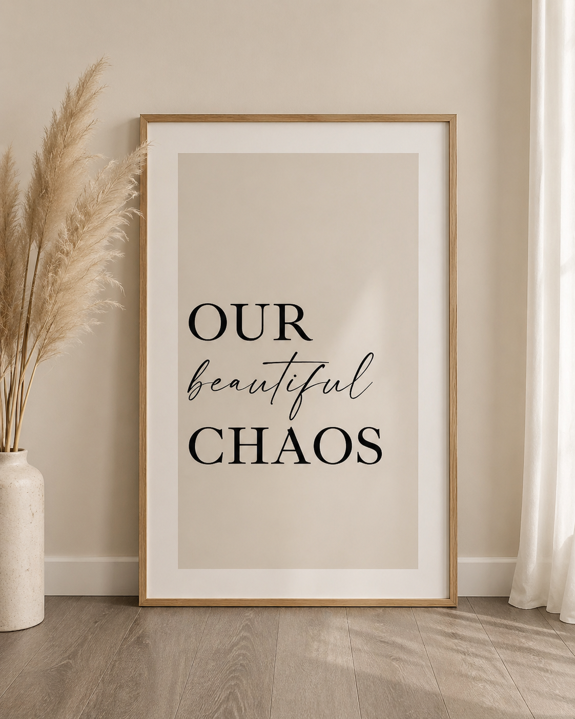 Our Beautiful Chaos Wall Art Decor