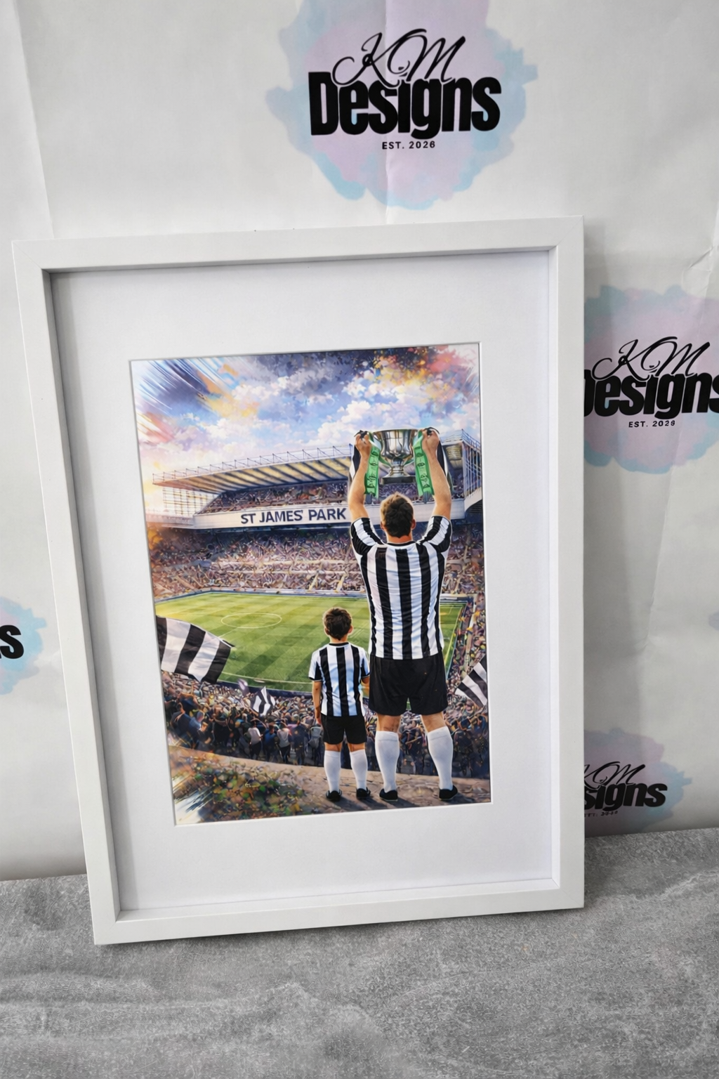Newcastle Football Stadium Print