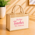 Personalised Teacher Gift Canvas Bag | End of Term Thank You Gift