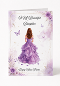 Personalised Prom Card for Her | Keepsake Prom Night Card | Gift for Daughter