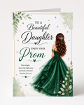 Personalised Prom Card for Her | Prom Keepsake Card | Friend or Family Prom Gift