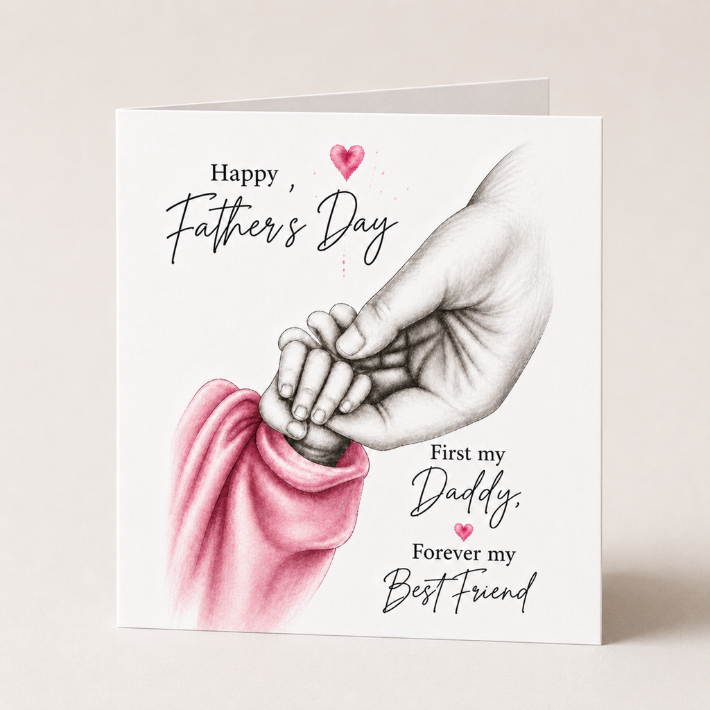Personalised Dad & Daughter Father's Day Card | Gift for Dad