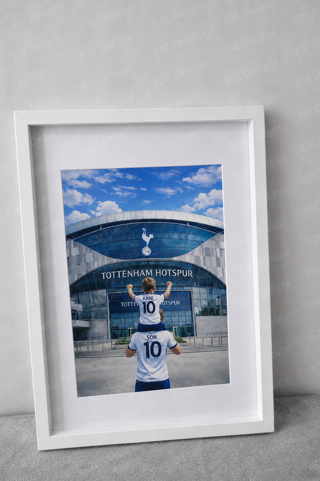 Personalised Tottenham Hotspur Stadium Print | Football Gift for Him