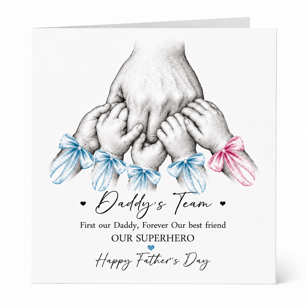 Personalised Father's Day Card | Heartfelt Gift for Dad