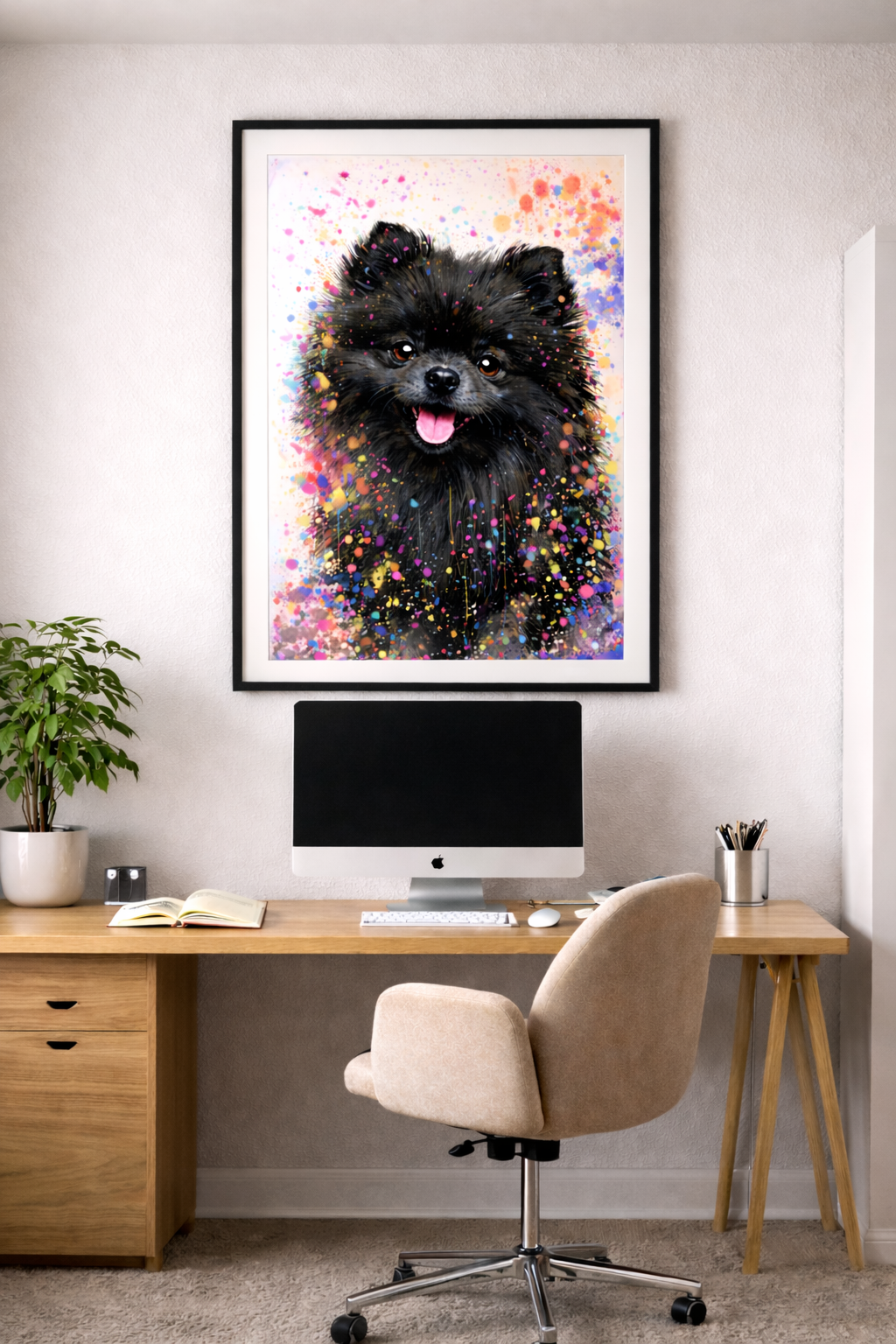 Pomeranian Wall Decor Print
