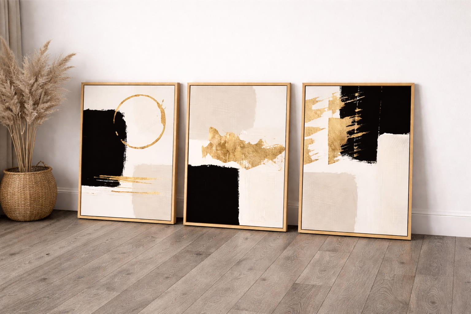 Luxe Living Collection Wall Art Prints | Set of Prints | Modern Living Room Decor Gift