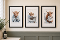 Highland Cow Bathroom Wall Art Print | Funny Bathroom Decor Gift