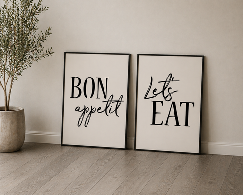 Bon Appetit Lets Eat Wall Art Decor