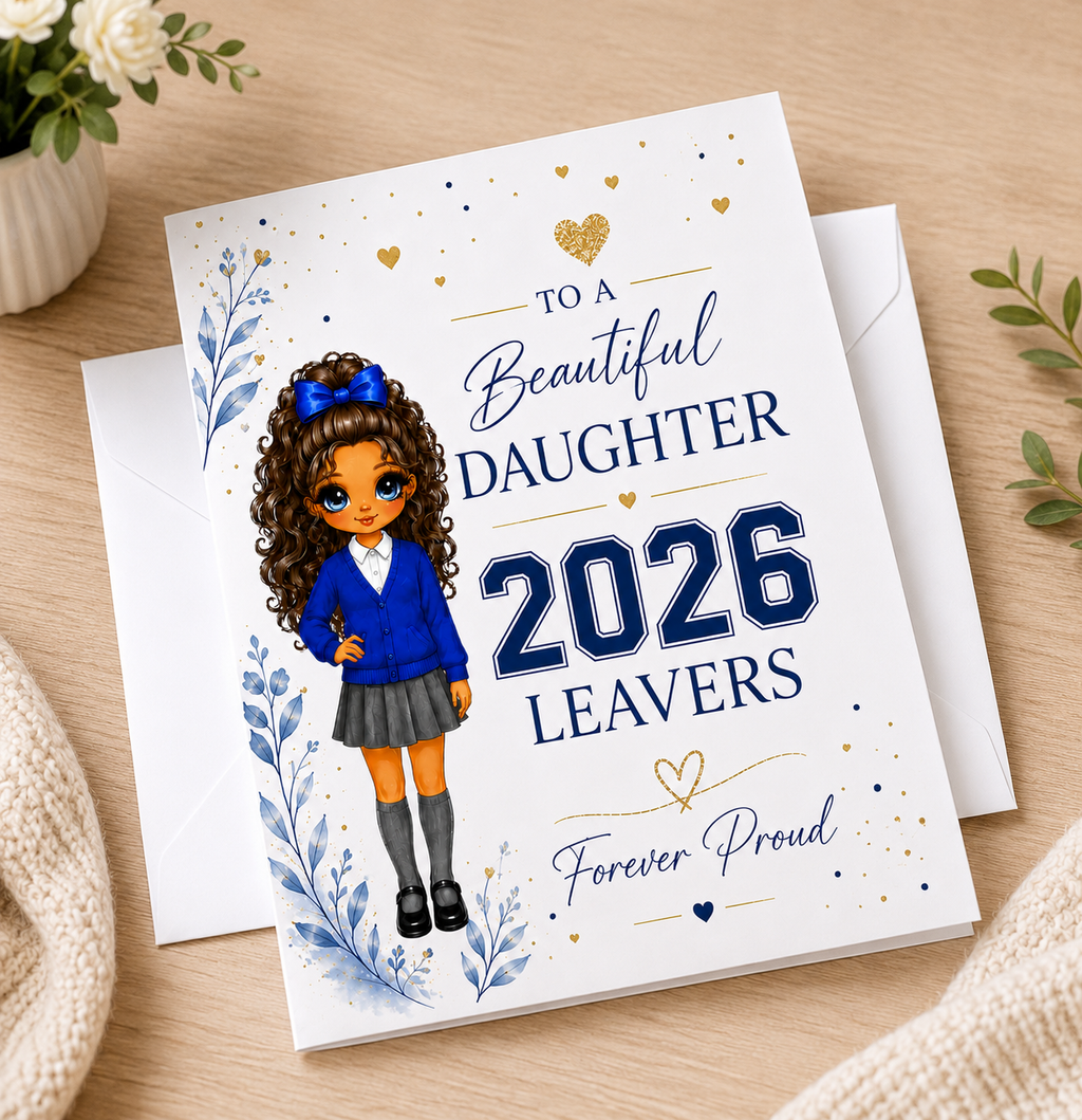 Personalised Year 6 Leavers Card | A5 School Graduation Keepsake Gift