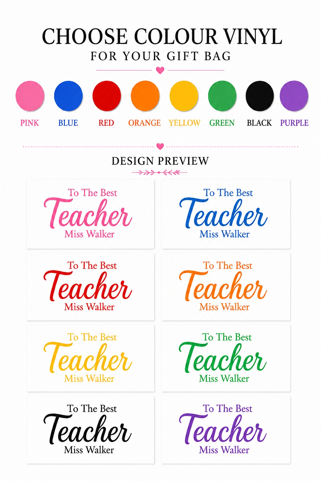 Personalised Teacher's Gift Bundle | End of Term Teacher Gift Set