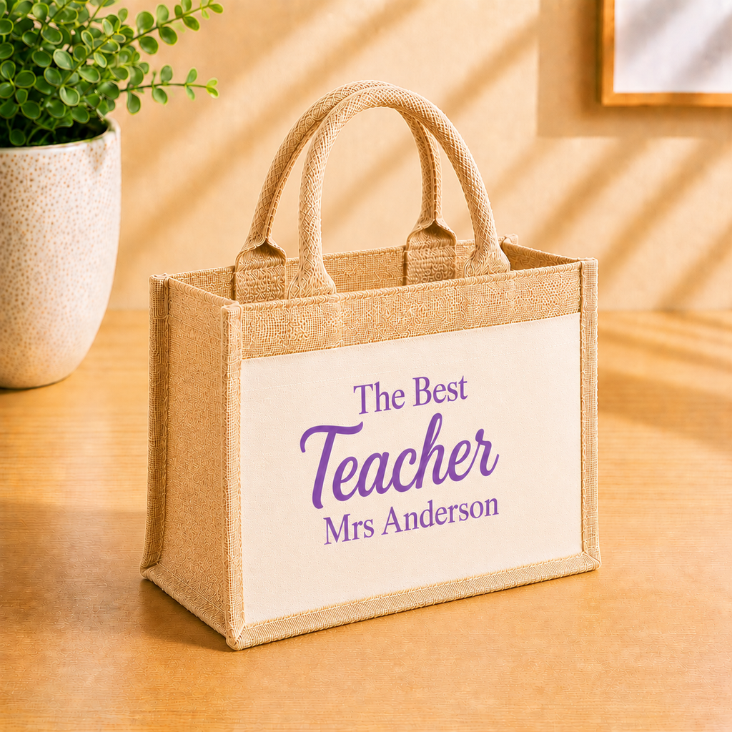 Personalised Teacher Gift Canvas Bag | End of Term Thank You Gift