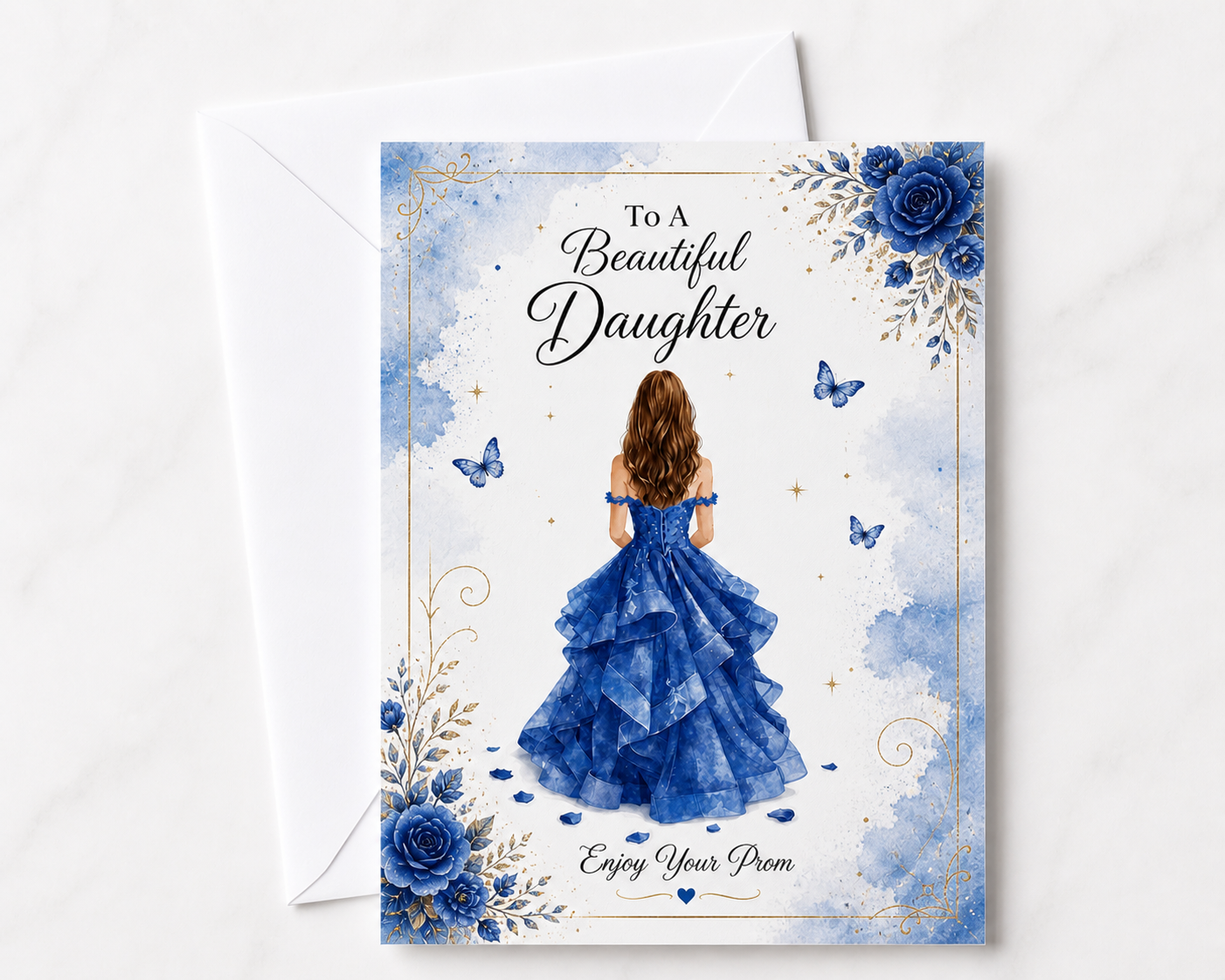 Personalised Prom Card for Her | Prom Night Keepsake Card | Special Prom Gift