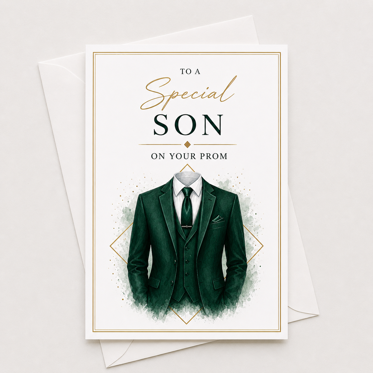 Prom Card for Son | Personalised Prom Keepsake Gift