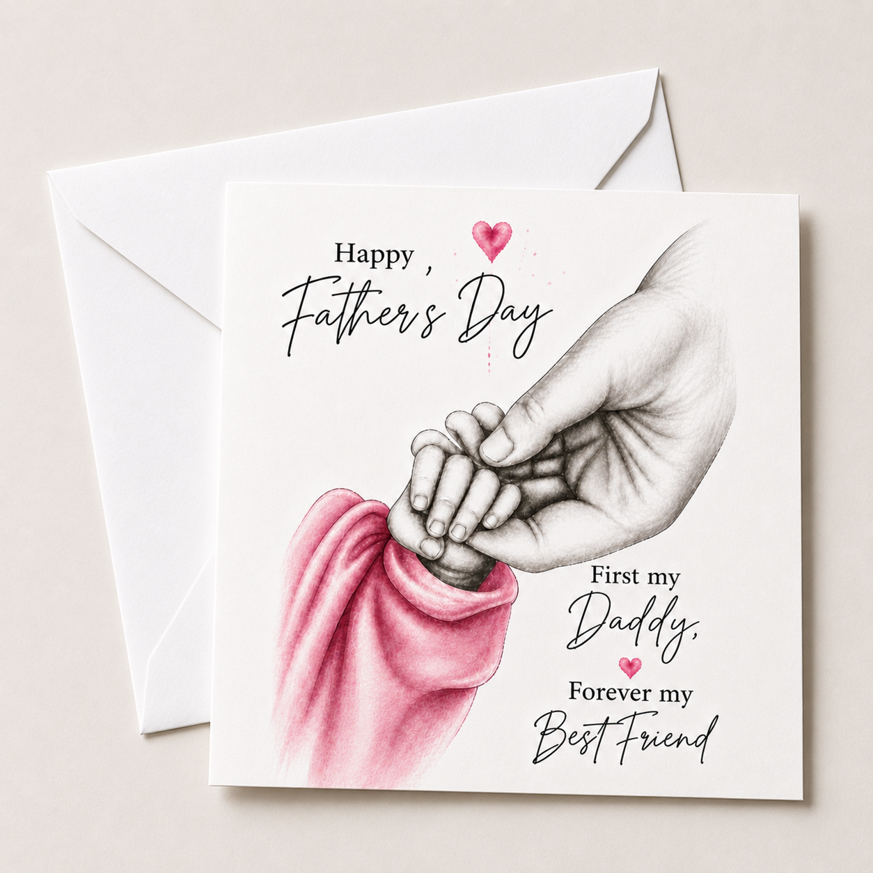 Personalised Dad & Daughter Father's Day Card | Gift for Dad